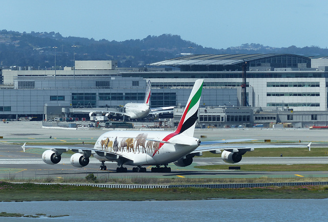 The A380 at SFO (11) - 23 April 2016
