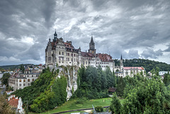 Schloss Sigmaringen – Nordseite, Ansicht vom Ausic
