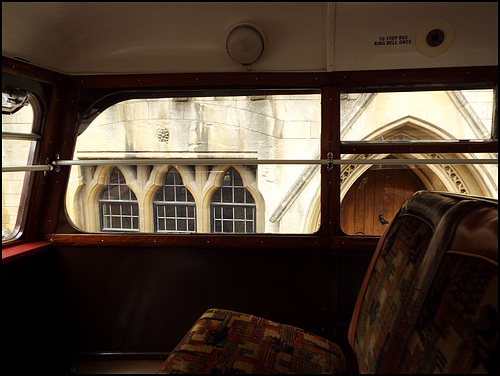 bus eye view of Oxford
