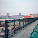Brooklyn Bridge from Brooklyn Heights (Scan from June 1981)