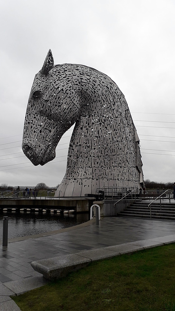 The Kelpie Horses,Grangemouth Scotland 30th December 2018