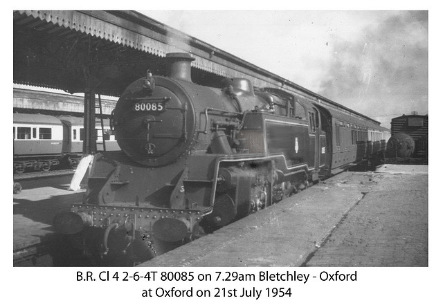 BR Cl4 264T 80085 Oxford 21 7 1954