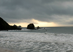 Rockaway Beach paddle surfers