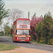 Eastern Counties VR206 (XNG 206S) in Barton Mills – May 1992 (159-9A)