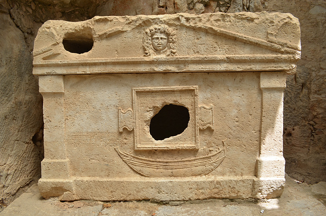 Olympos, Sarcophagus of Captain Eudemos