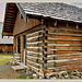 Log building at the 108 Mile Ranch.