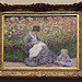 Camille Monet and a Child in the Artist's Garden at Argenteuil by Monet in the Boston Museum of Fine Arts, July 2011