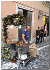 Rome moderators  meeting 2012-Chestnuts seller