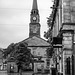 Riverside Parish Church in the Pouring Rain, High Street, Dumbarton