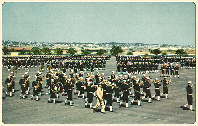 San Diego NTC Postcard, c1950