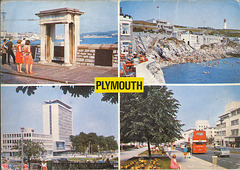 old Plymouth postcard