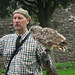 falconer, with owl