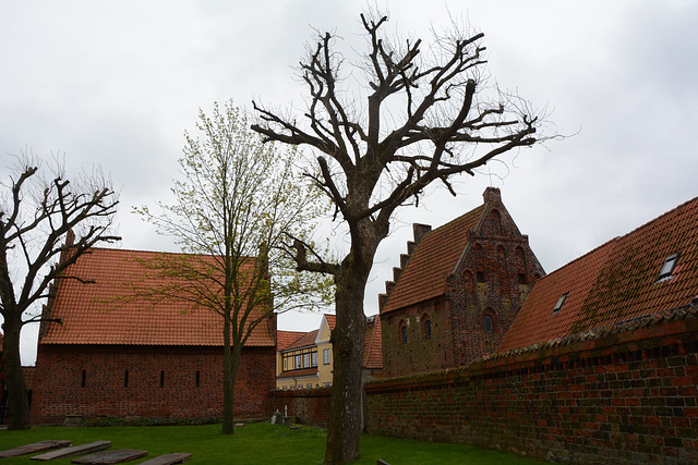 Denmark, In the Courtyard of the Church of Our Lady in Kalundborg