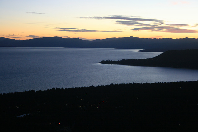 Lake Tahoe sunset