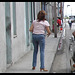 Viva Cuba ! High bum high-heeled Lady in jeans