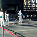 Cleaners at Kyoto Station