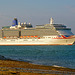 ARCADIA sailing from Southampton