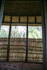 Ura Kidane Merit monastery, bamboo screens