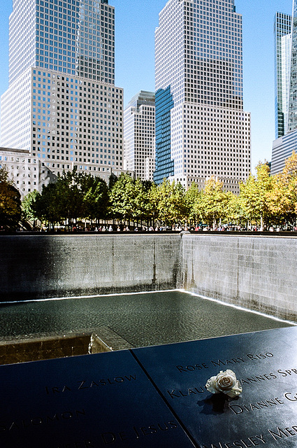 Trade center memorial