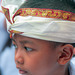 Young worshipper at the Pengrebongan festival