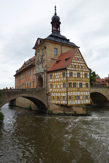 das alte Rathaus in Bamberg