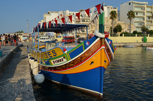 A Typical Maltese Boat with Eyes