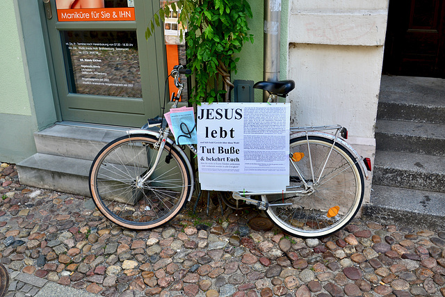 Lutherstadt Wittemberg 2017 – Jesus bike
