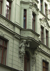 Apartment Block, Navratilova, New Town, Prague