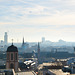 Der Blick über die Dächer von Frankfurt