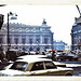 Paris, Place de l'Opéra. Décembre 1970. (Diapositive numérisée).