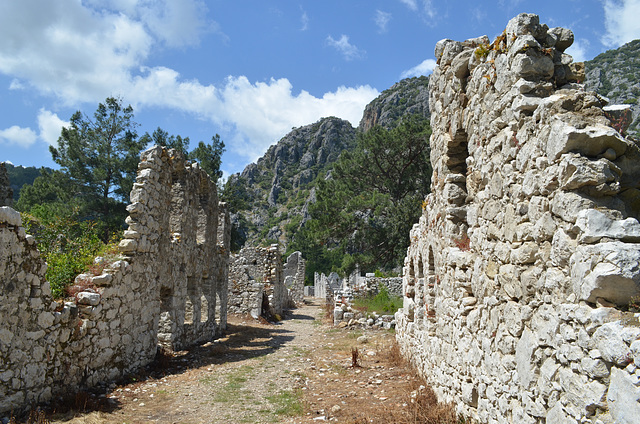 Olympos, The Ancient Street