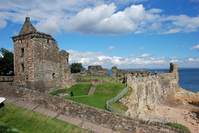 Der Zaun in St. Andrews Castle