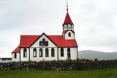 Faroe Islands, Vágar, Sandavágur