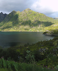 Falkfjorden and Nippen ridge - lokout between Mirlandstunnelen and Falkfjord