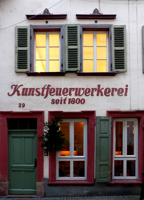 Heidelberg - Kunstfeuerwerkerei