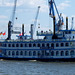 Louisiana Star - ein Mississippi Shuttle Boat auf der Elbe..