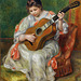 Femme jouant de la guitare - Pierre-Auguste RENOIR