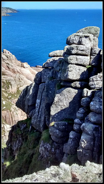 Cornish granite sea-cliff for Pam.