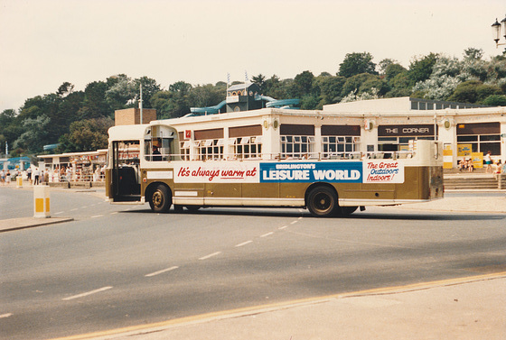 East Yorkshire Scarborough and District open top Bristol RE in Scarborough – 19 Aug 1987 (54-31)