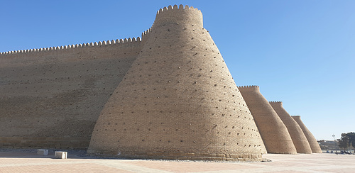 Walls of the "Ark", Bukhara’s Fortress