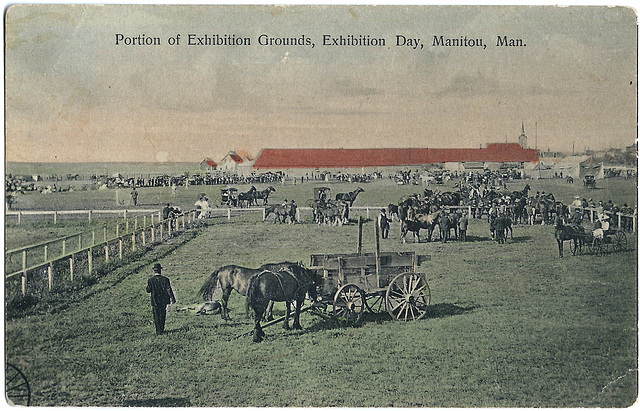 MN1131 MANITOU - PORTION OF EXHIBITION GROUNDS, EXHIBITION DAY