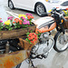 What great use for a old Honda..... its now a "planter" :))