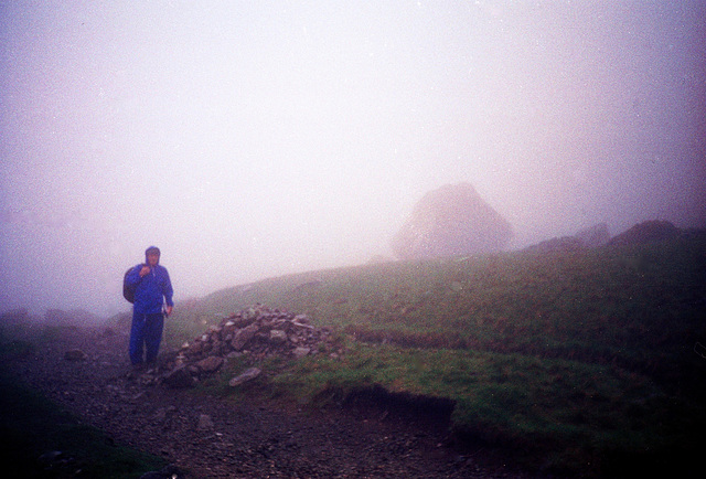 Somewhere near Grisedale Tarn (Scan from May 1990)