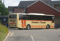 Fowlers Travel XNO 784 (AE03 DDA) in Bury St Edmunds – 21 May 2011 (DSCN5652)