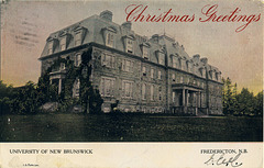 7120. University of New Brunswick - Fredericton, N.B. [Christmas Greetings]