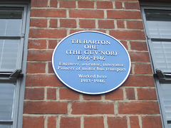 DSCF5302 Plaque on Barton House, the head office of Barton Transport in Chilwell - 25 Sep 2016
