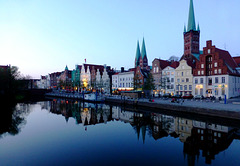DE - Lübeck - Reflections on the Trave