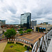 View from the terrace of Birmingham Library