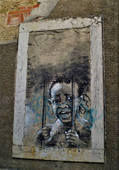 Street art by Rosarlette.