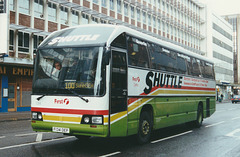First Cymru Buses 134 (F134 DEP) in Cardiff – 26 Feb 2001